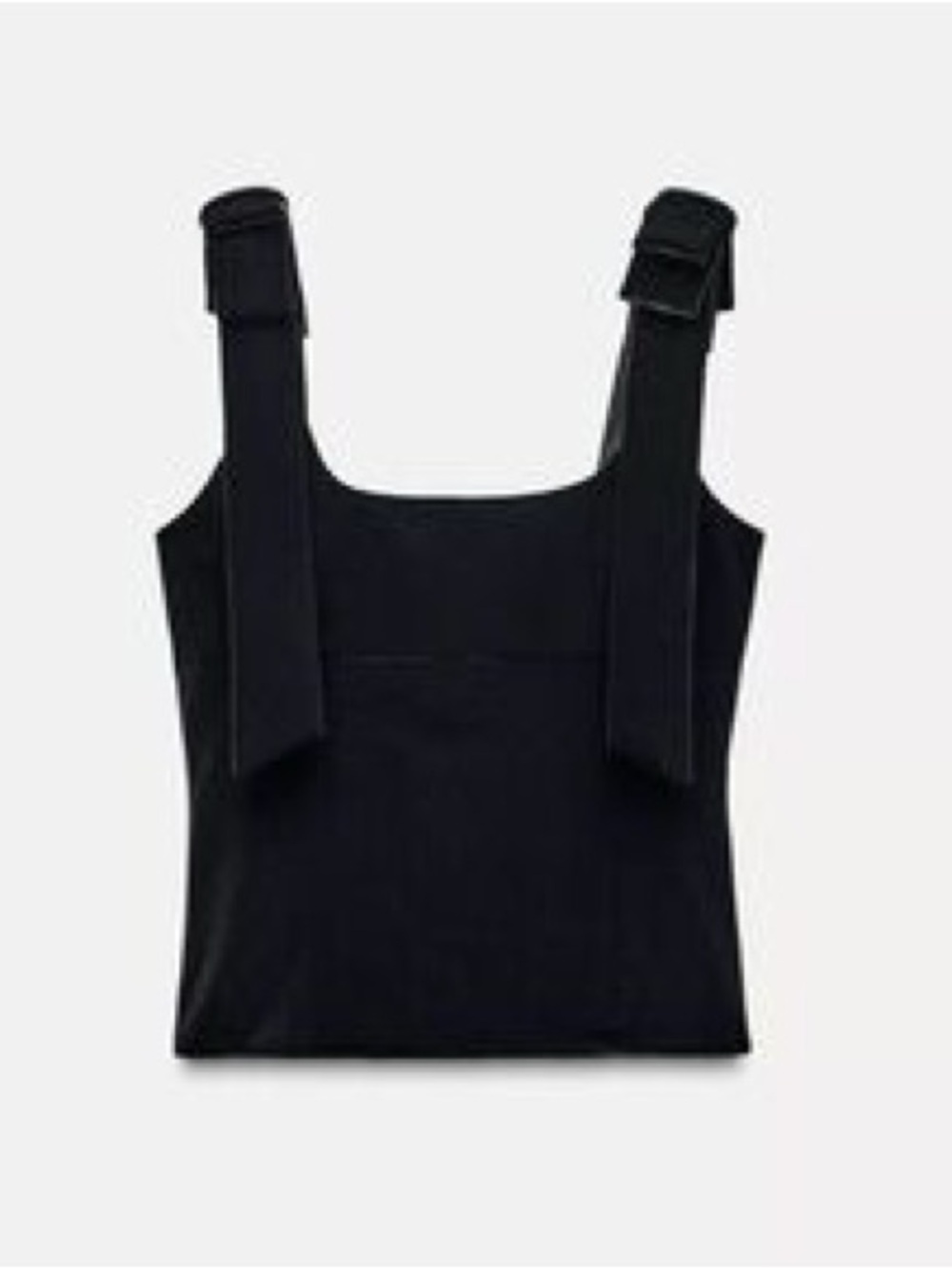 Zara Bow Black Velvet Top Size S